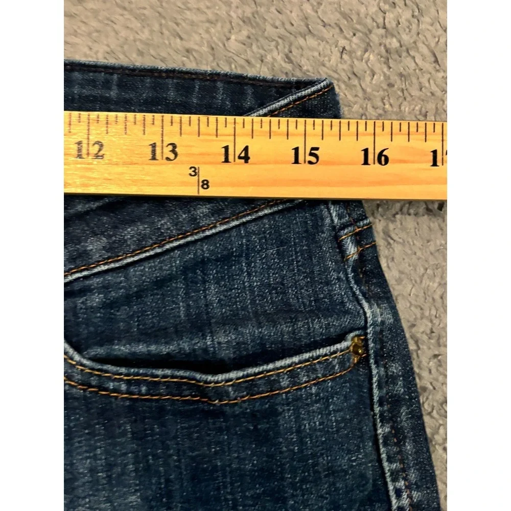 LEVI'S 531 Low Skinny Jeans Womens 8 Short Dark Wash Blue Denim Stretch Casual